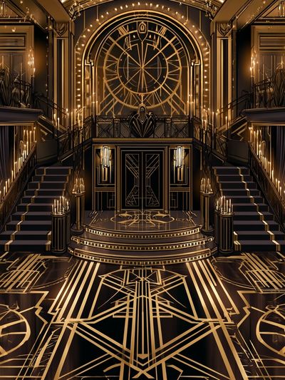 Art Deco Grand Hall Poster.