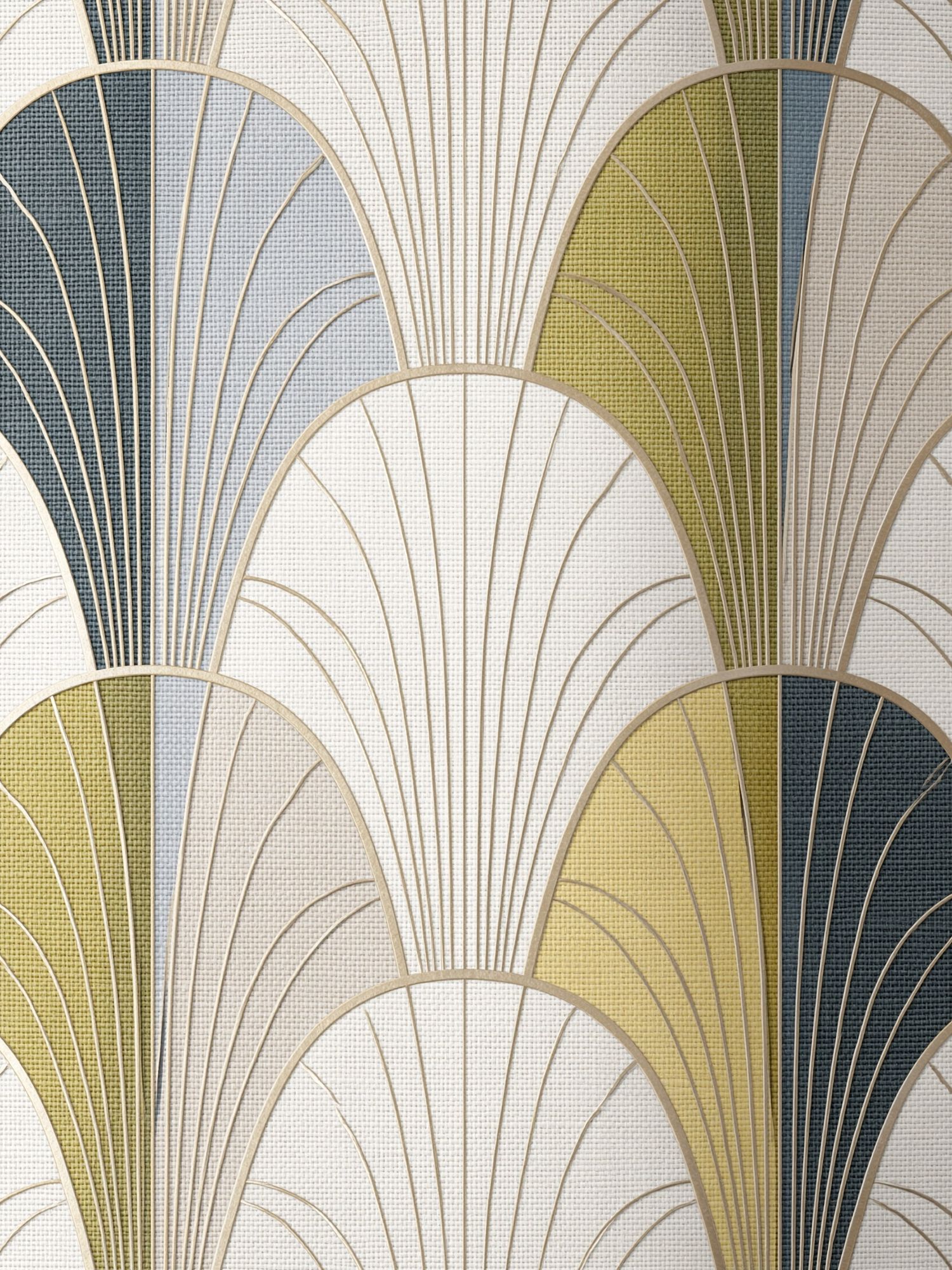 Art Deco Fan Pattern Print. poster detail