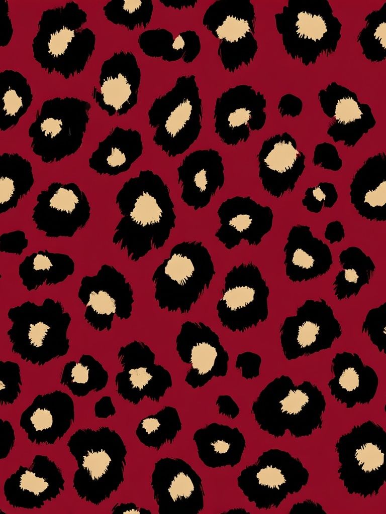 Leopard Spots Vintage Print. poster — vintage art