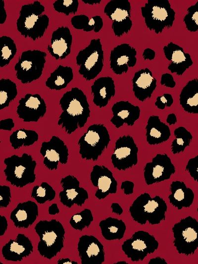 Leopard Spots Vintage Print.