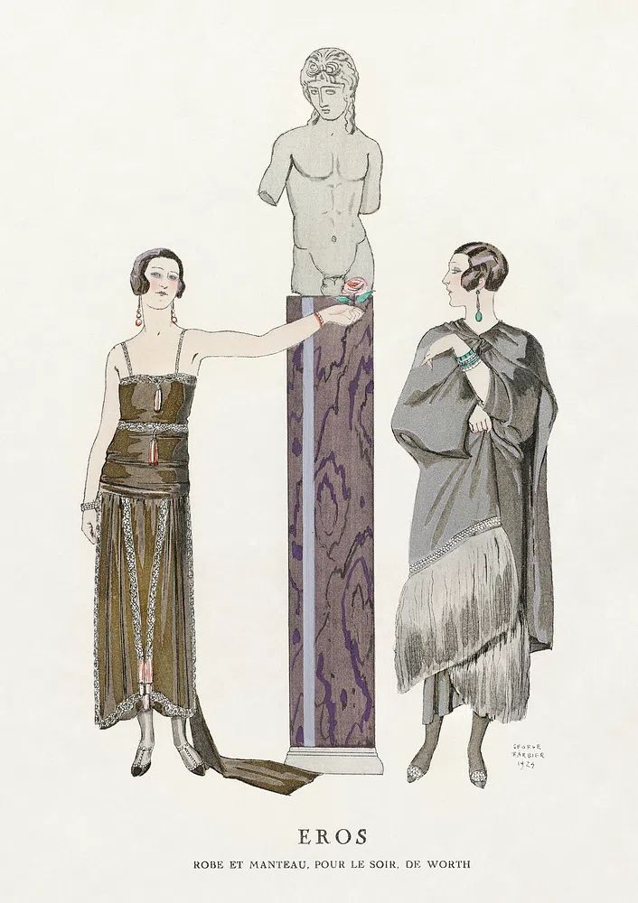 Eros. Robe et manteau pour. poster detail