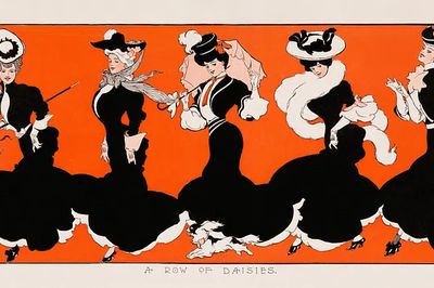 row daisies (1905). poster