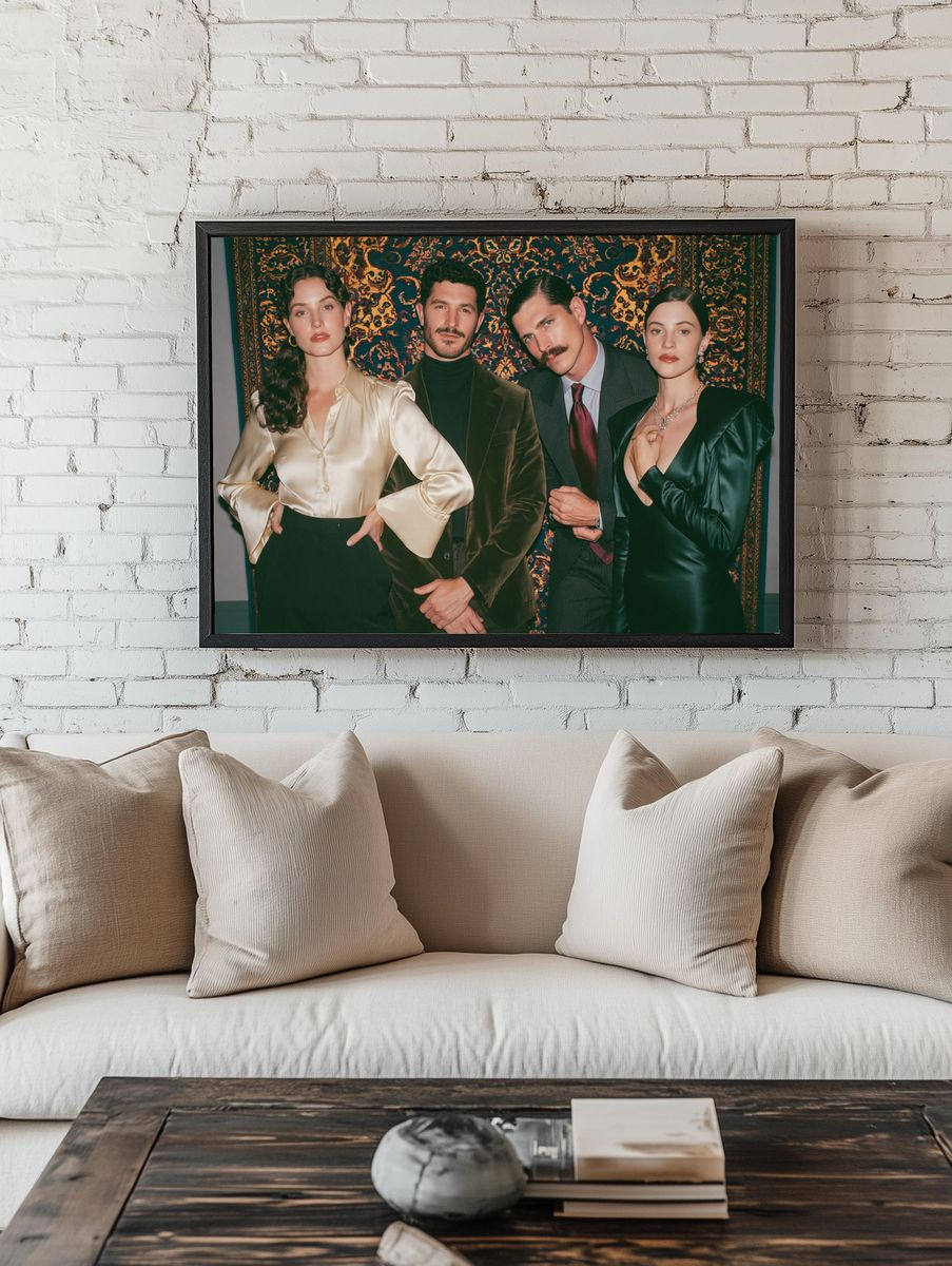 Vintage Fashion Portrait Poster. room preview
