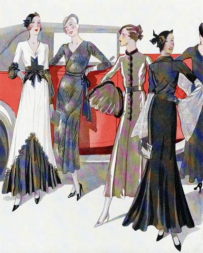 Vintage Fashion Illustration Poster