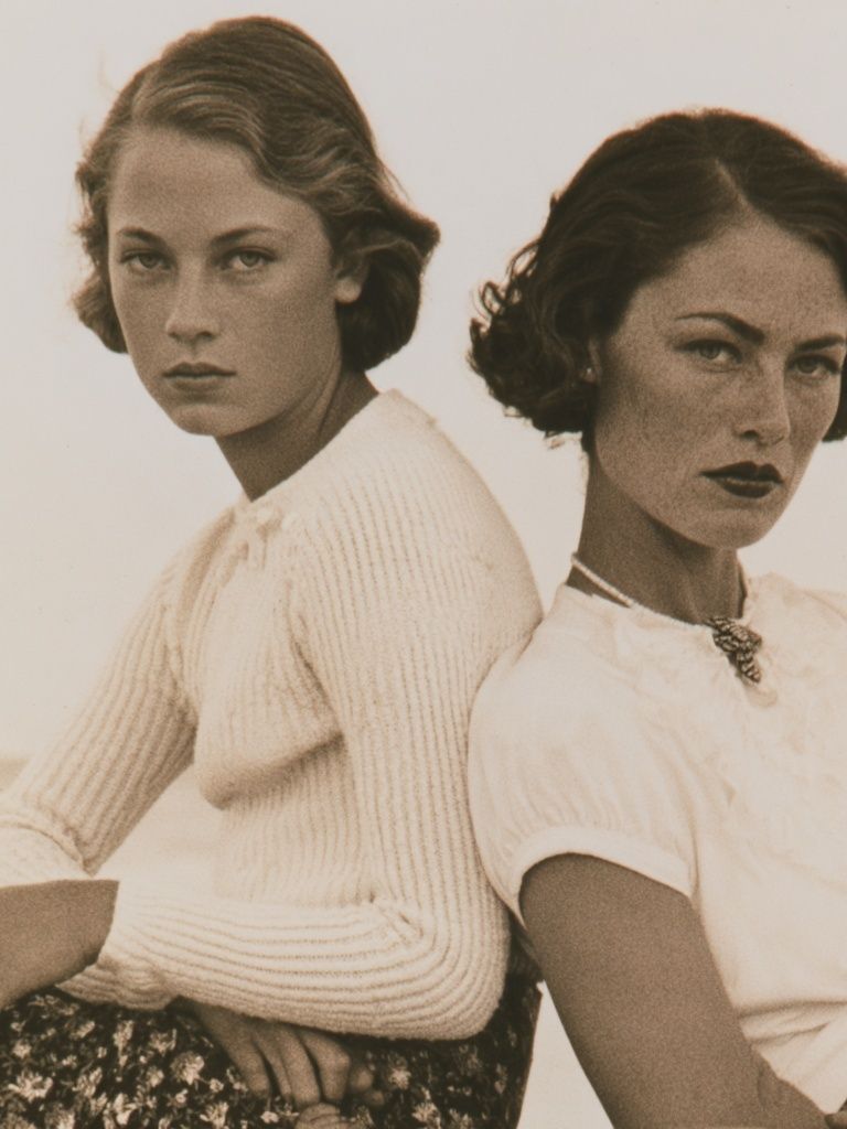 Vintage Fashion Portrait Poster. poster — photography art