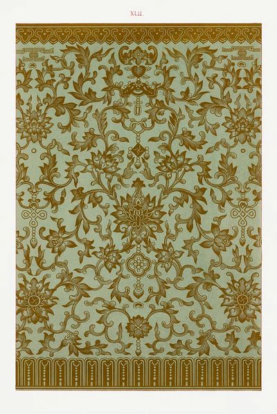 Ornate Floral Pattern — Vintage Print