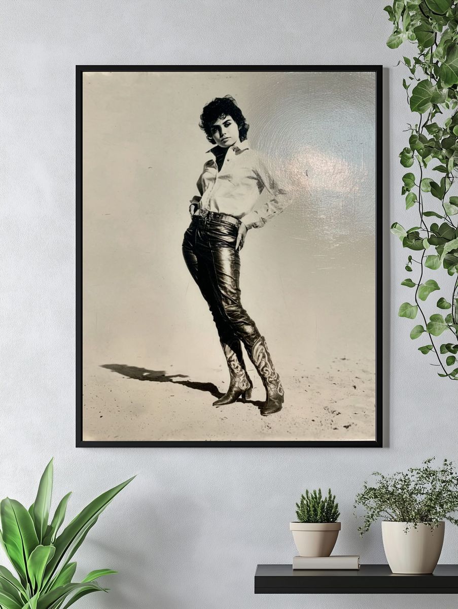 Vintage Fashion Portrait Poster. — room view 4