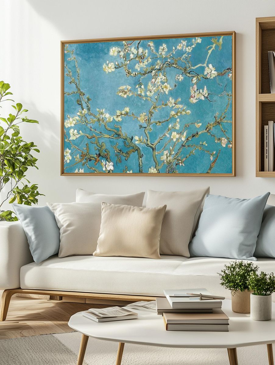 Almond Blossom — Fine Art Print. — room view 2