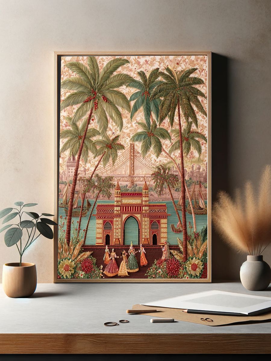 Gateway of India — Vintage Print. — room view 2