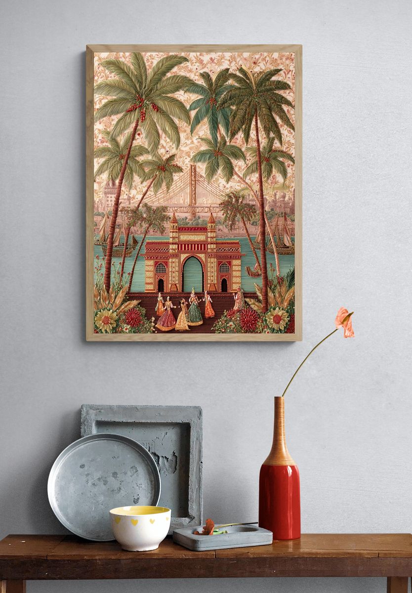 Gateway of India — Vintage Print. — room view 3