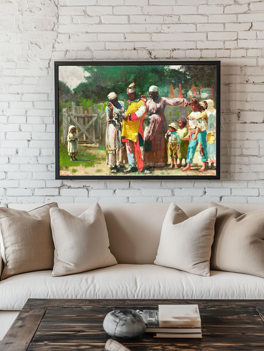 Dressing Carnival (1877) Winslow Homer. — room view 1