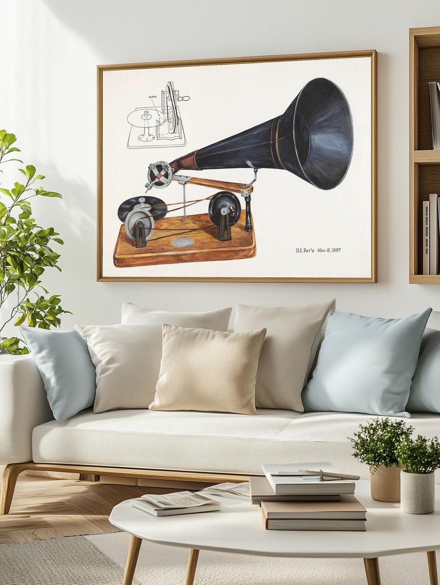 Gramophone (ca. 1937) Charles Bowman. — room view 2