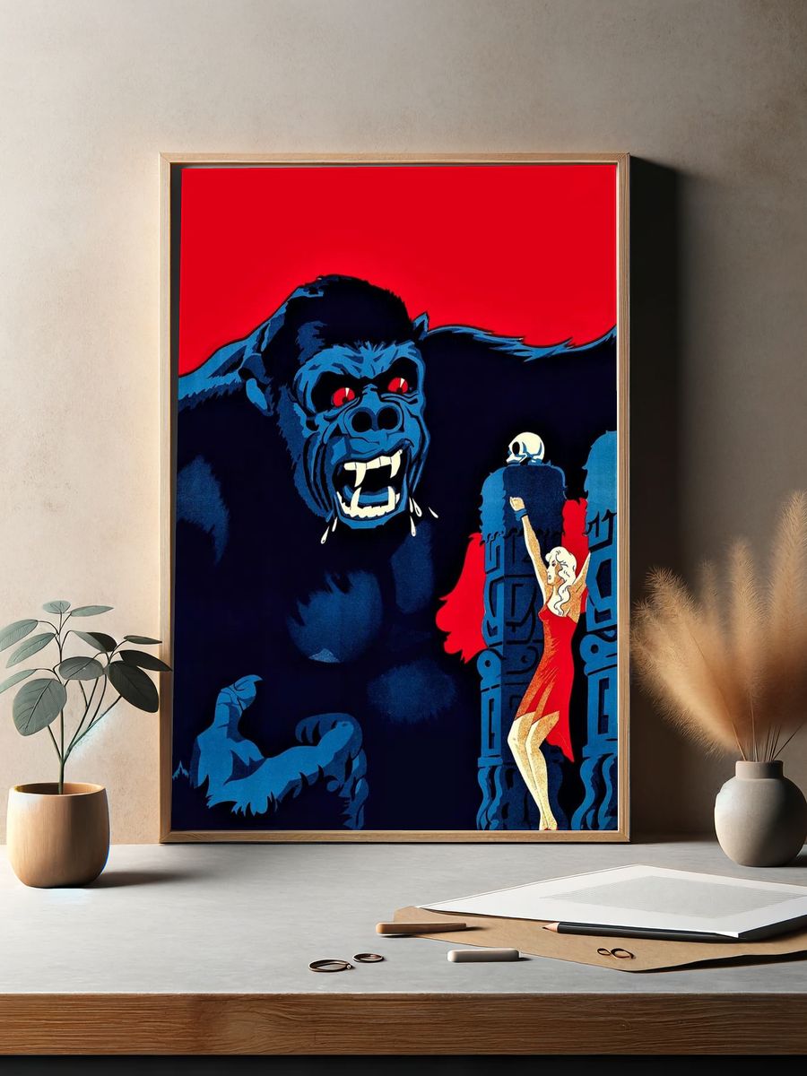 Danish movie poster King Kong. — room view 2