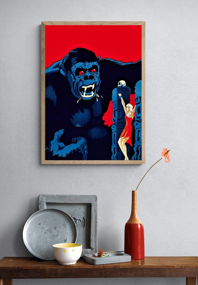 Danish movie poster King Kong. — room view 3