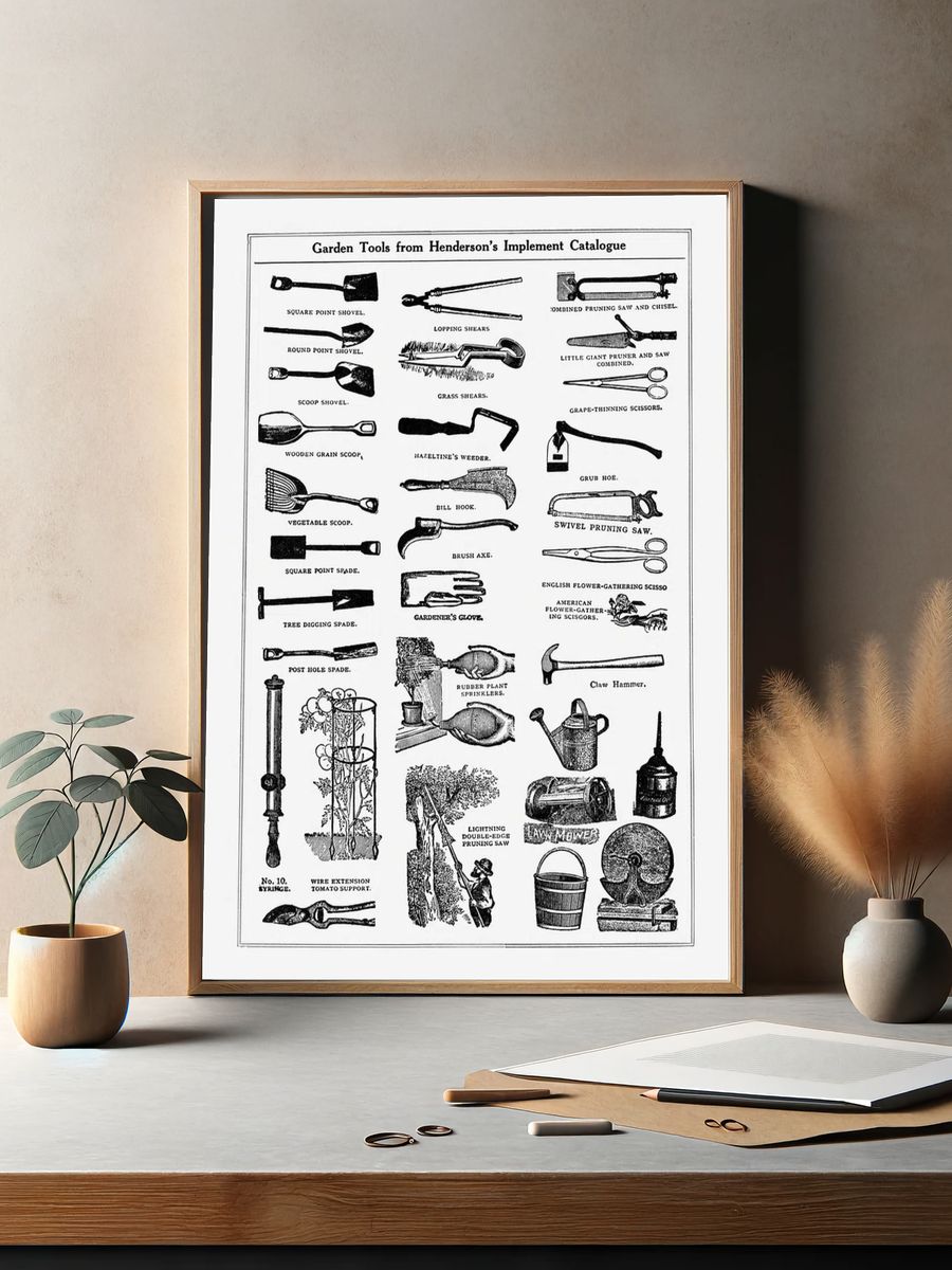 Garden tools implement catalogue. Digitally. — room view 2