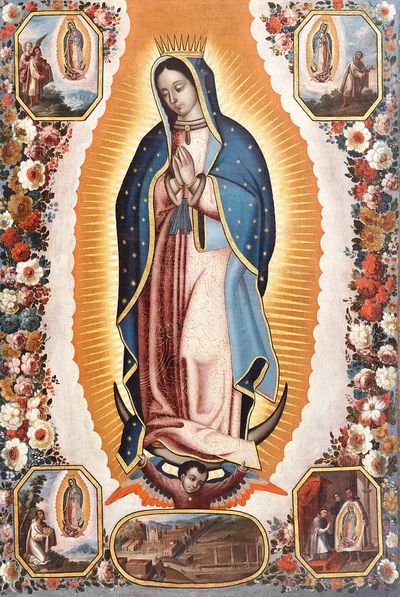 Virgin Guadalupe (Virgen de Guadalupe).