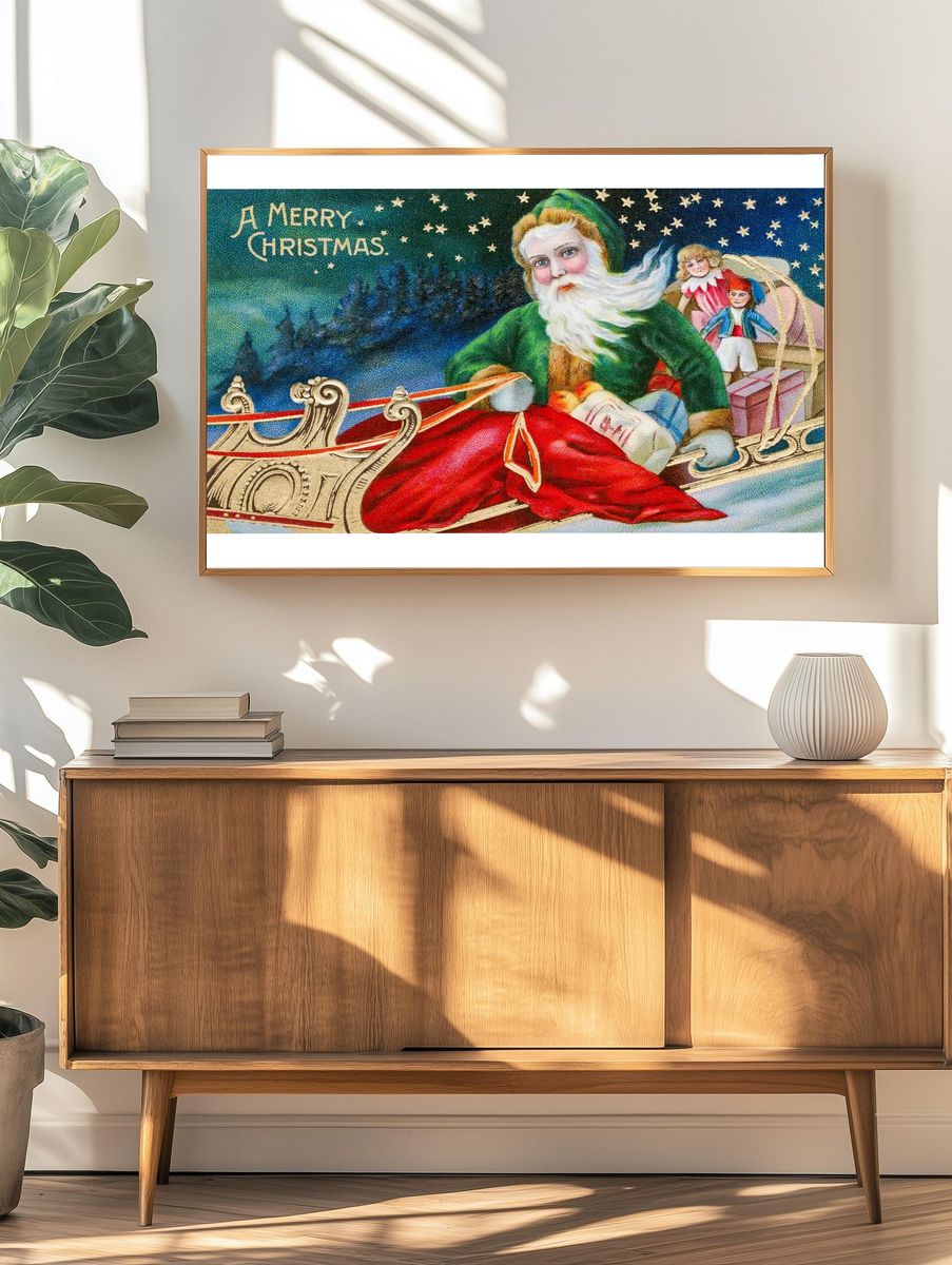 Vintage Christmas Postcard Miriam Ira. — room view 3
