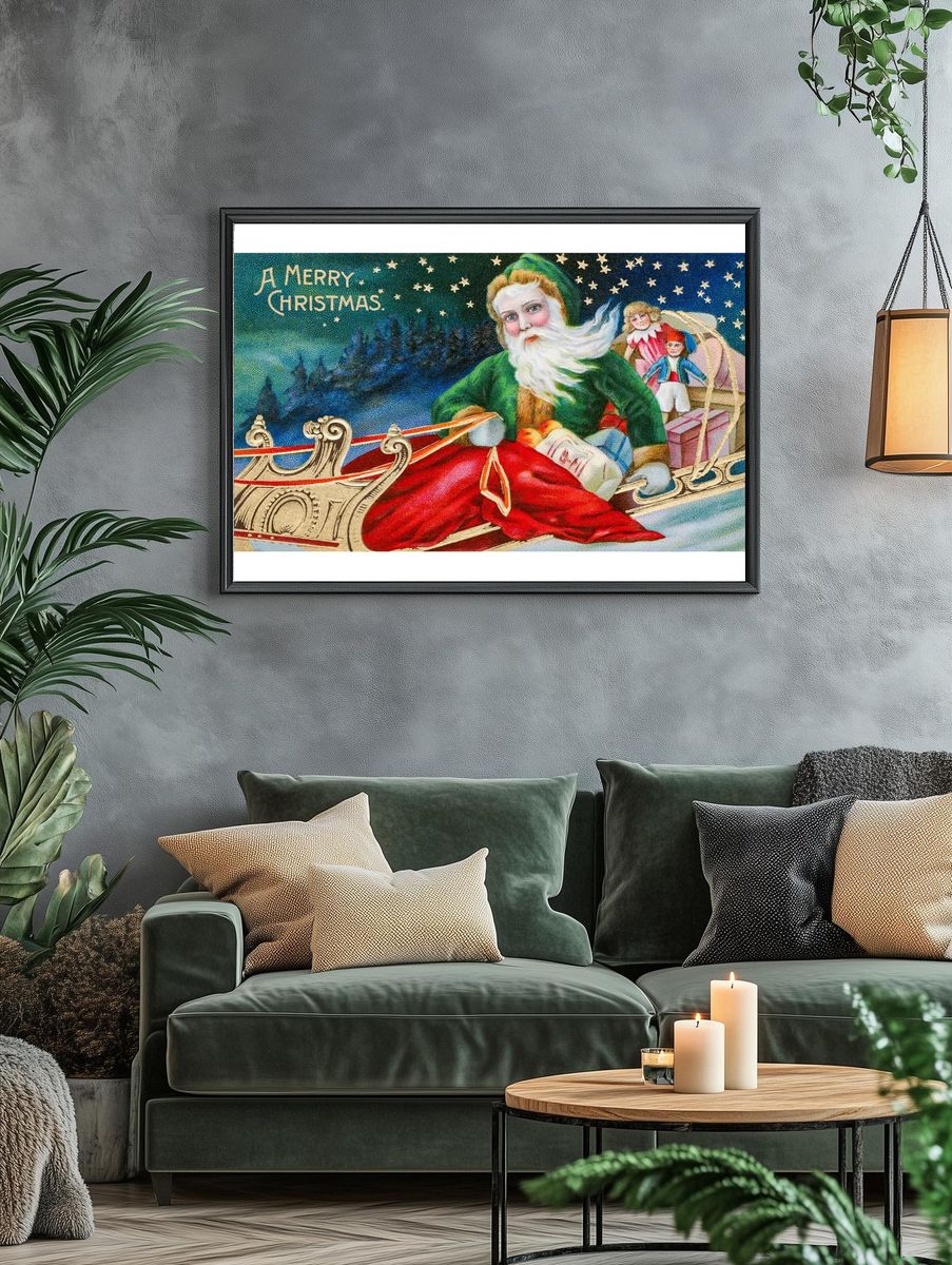 Vintage Christmas Postcard Miriam Ira. — room view 4