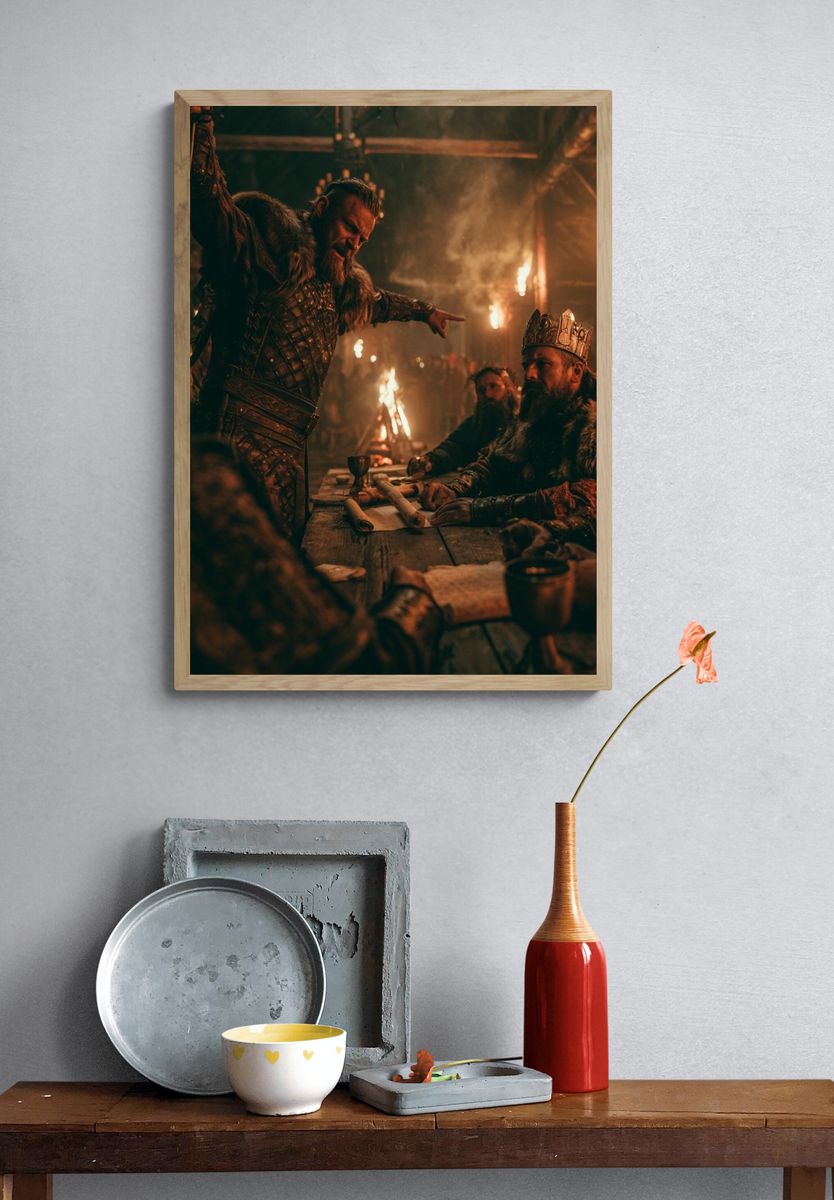 Viking Feast Hall Photography Poster. — room view 3