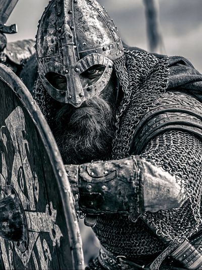 Viking Warrior Portrait Poster.