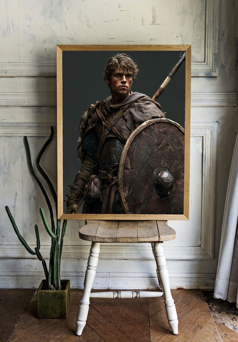 Viking Warrior Portrait Poster. room preview
