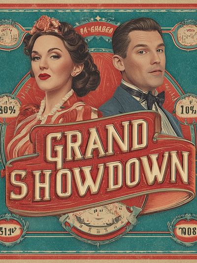 Grand Showdown Vintage Poster. poster