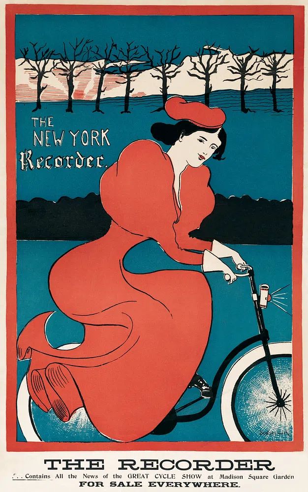 New York recorder (1895) G. poster detail