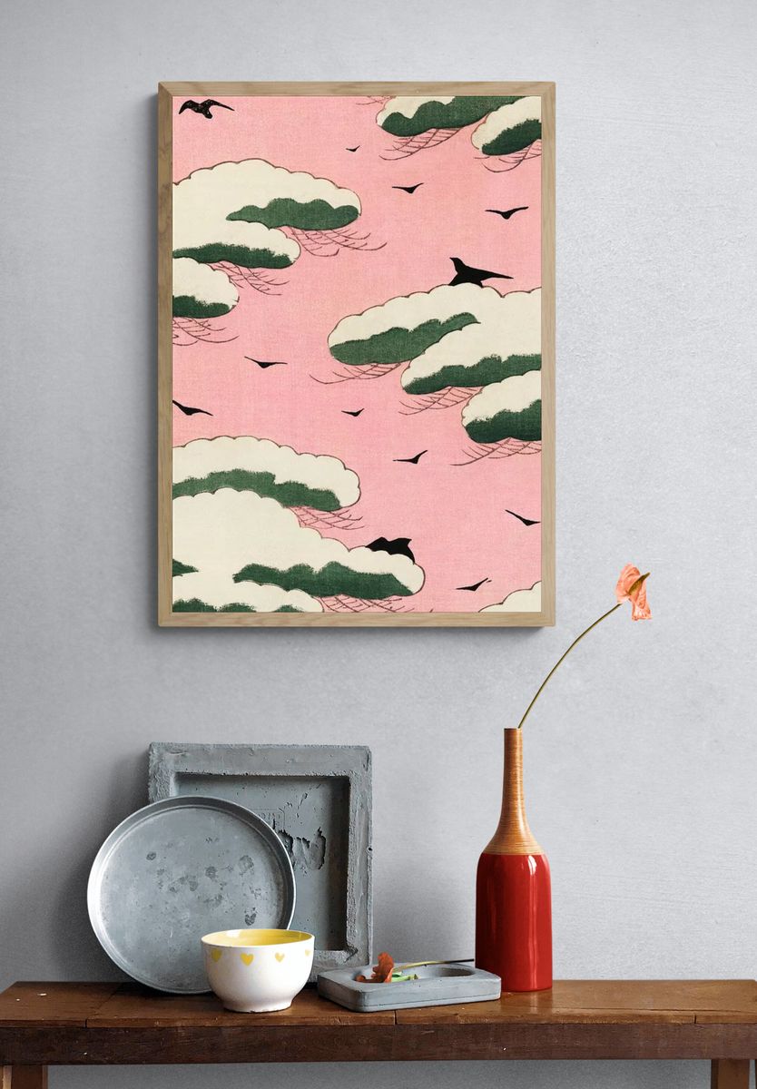Vintage mobile wallpaper, iPhone background. — room view 3