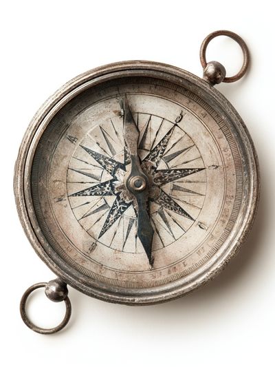 Vintage Compass Print.
