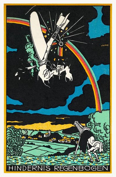 Rainbow Obstacle (Hindernis Regenbogen) (1911). poster