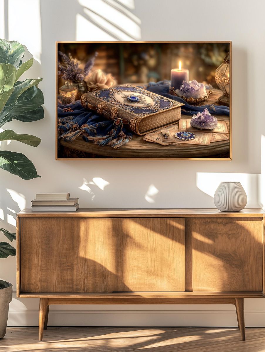 Mystic Still Life Vintage Print. — room view 3