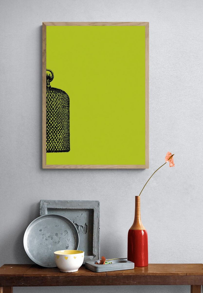 Vintage Perfume Bottle Poster. — room view 3
