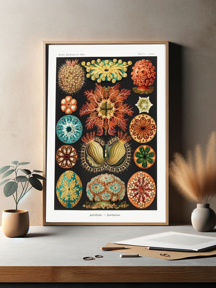 Ascidiae–Seescheiden Kunstformen der Natur (1904). — room view 2