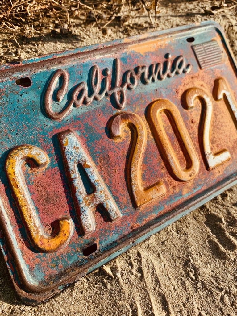 California CA 2021 Vintage Poster. poster detail