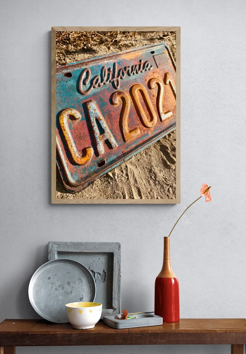 California CA 2021 Vintage Poster. — room view 3