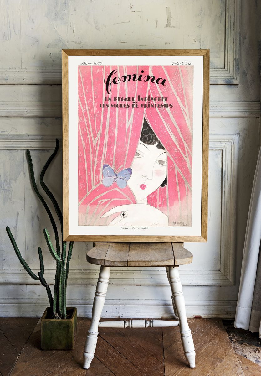 Fashion Magazine as Temptress, Femina. — room view 1
