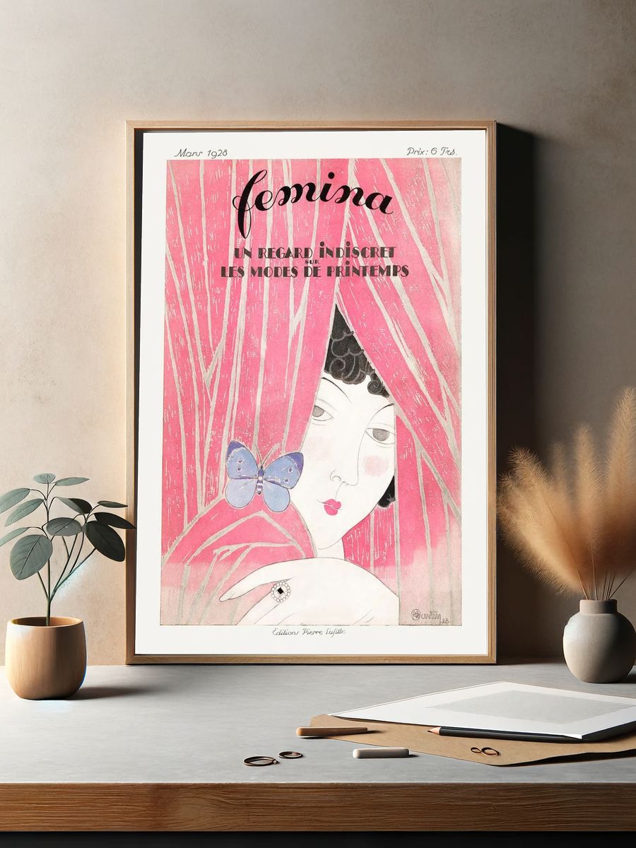Fashion Magazine as Temptress, Femina. — room view 2