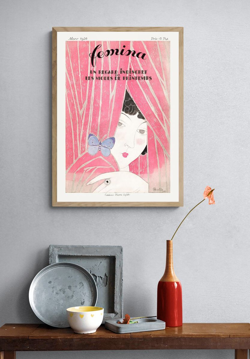 Fashion Magazine as Temptress, Femina. — room view 3