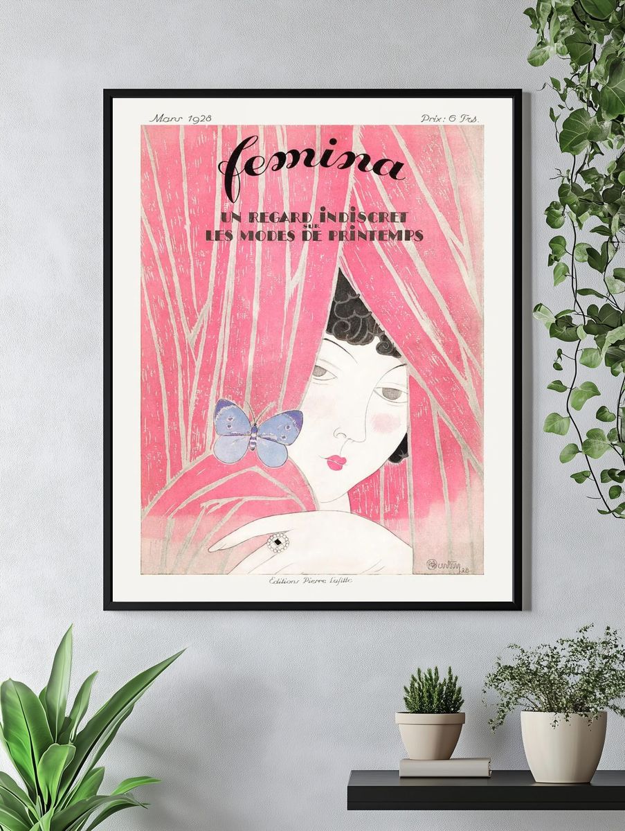 Fashion Magazine as Temptress, Femina. — room view 4