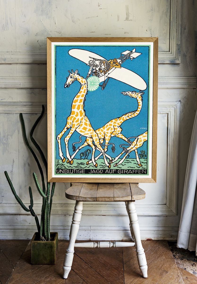 Bloodless Giraffe Hunt (Unblutige Jagd. room preview