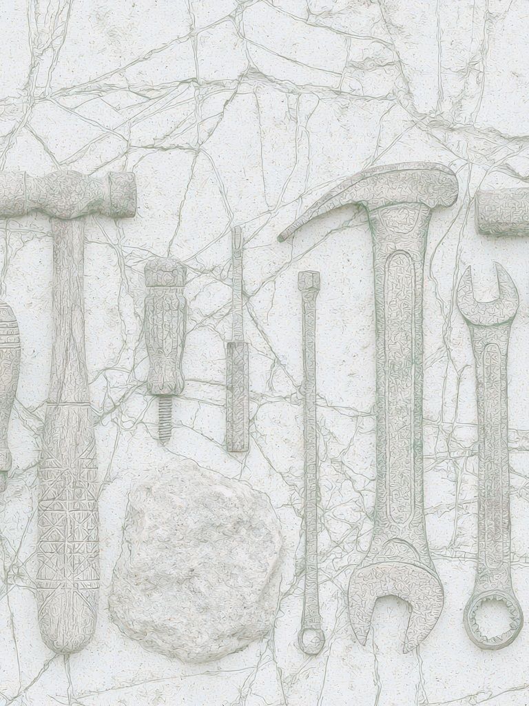 Vintage Tools Still Life Print. poster detail