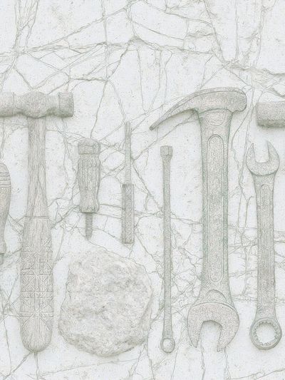 Vintage Tools Still Life Print.
