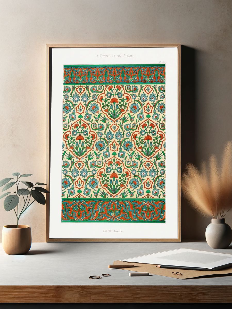Emile Prisses d’Avennes pattern, plate. — room view 2