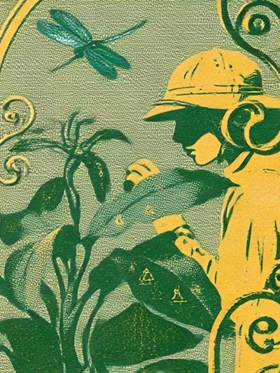 Jungle Explorer Vintage Poster. poster print