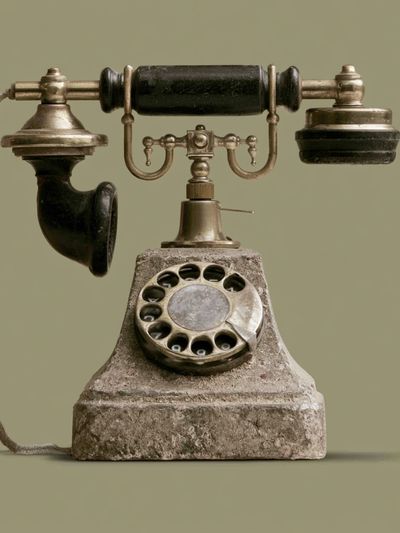 Vintage Rotary Telephone Poster. poster
