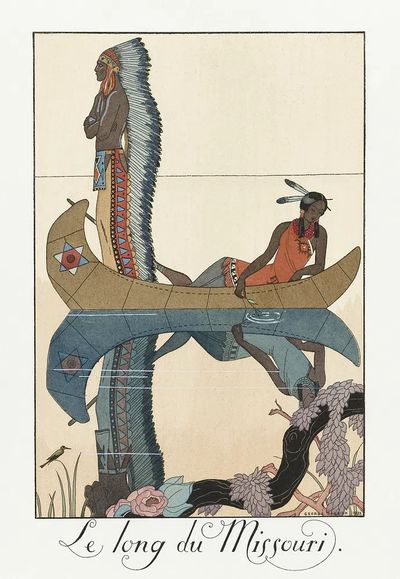 Langs de Missouri (1923) fashion.