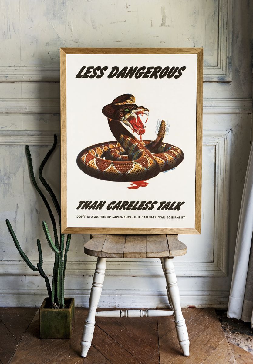 Less dangerous careless talk. Don't. — room view 1