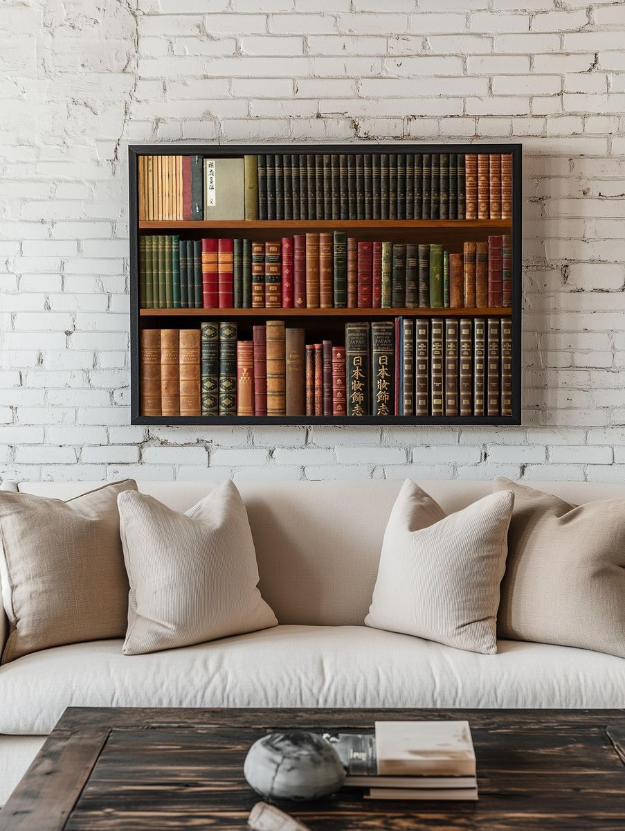 Antique books library, our own. room preview