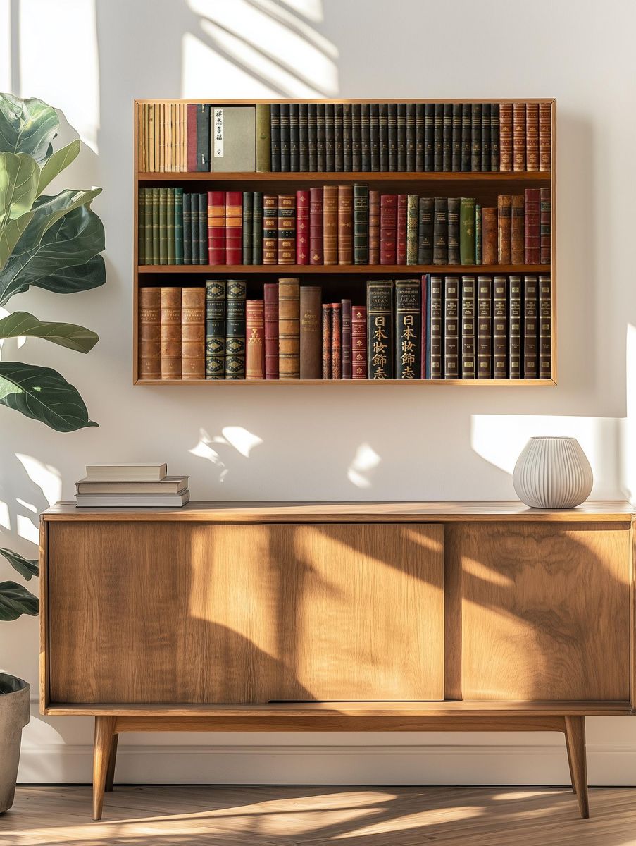 Antique books library, our own. — room view 3