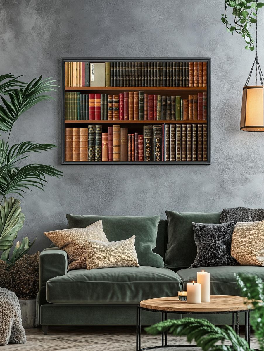 Antique books library, our own. — room view 4